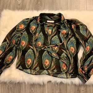 Traffic people blouse